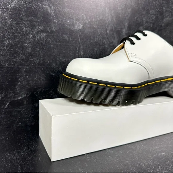 DR DOC MARTENS 1461 BEX SMOOTH LEATHER OXFORD WOMENS SHOES SIZE 8 3 EYE NEW - Picture 6 of 10